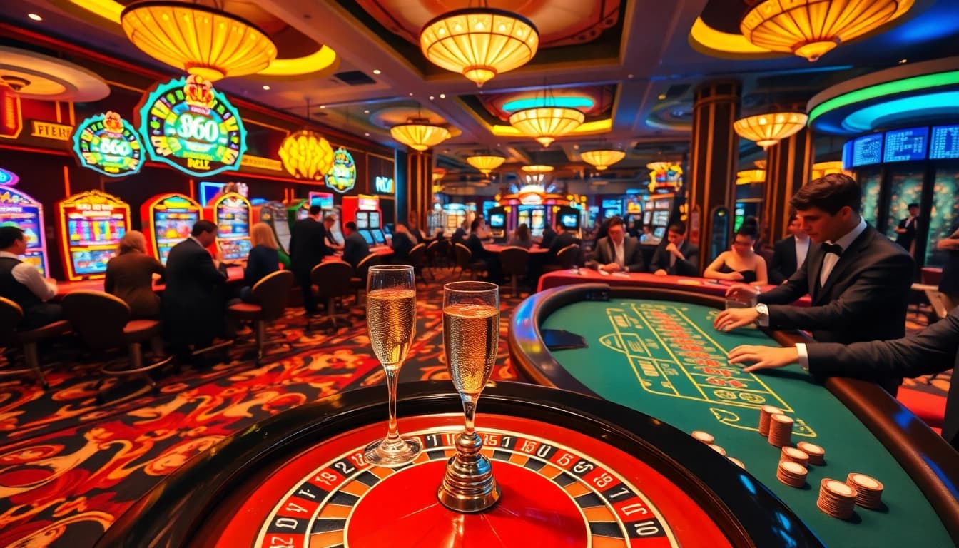 Exciting players engaging at the 88i casino roulette table amid vibrant gambling action.