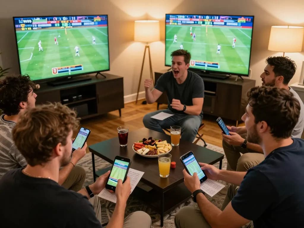 Experience thrilling moments at Kebet Casino with friends betting on live sports.