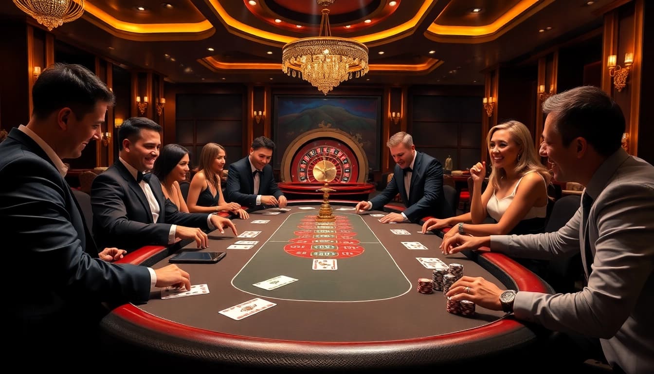 Experience high-stakes action at https://ok8386.sh/ with intense poker gameplay and luxurious casino ambiance.
