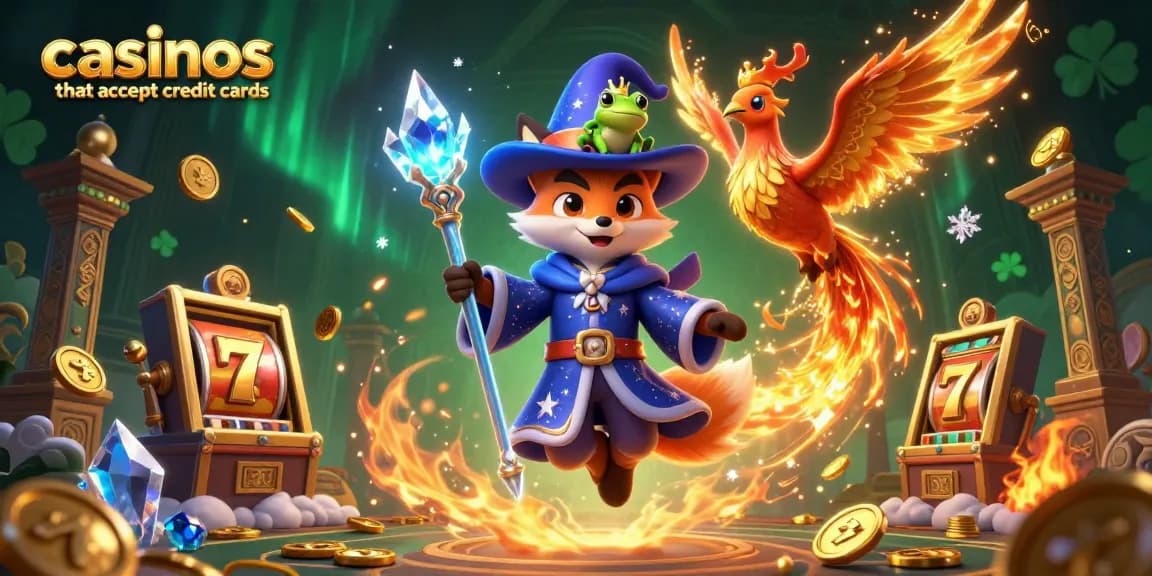 Engage in thrilling gameplay at casinos that accept credit cards with vibrant graphics and dynamic scenes.