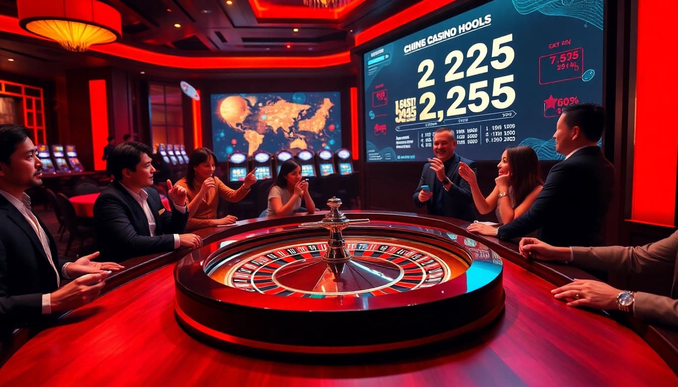 Players engage at a roulette table while analyzing data china for strategic betting insights.