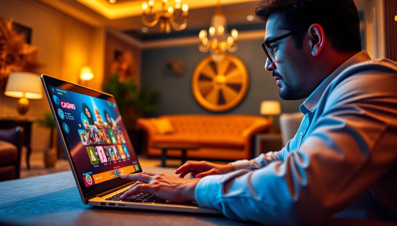 Spiele online auf casino spiele.de in einer stilvollen und einladenden Umgebung.