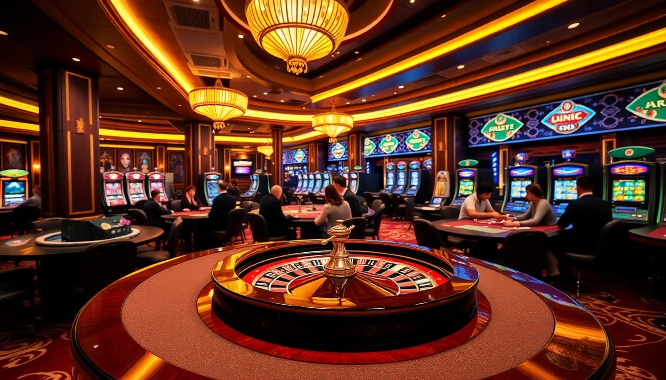 Experience top-tier gaming at Trang chủ mmoo with vibrant casino tables and excitement.
