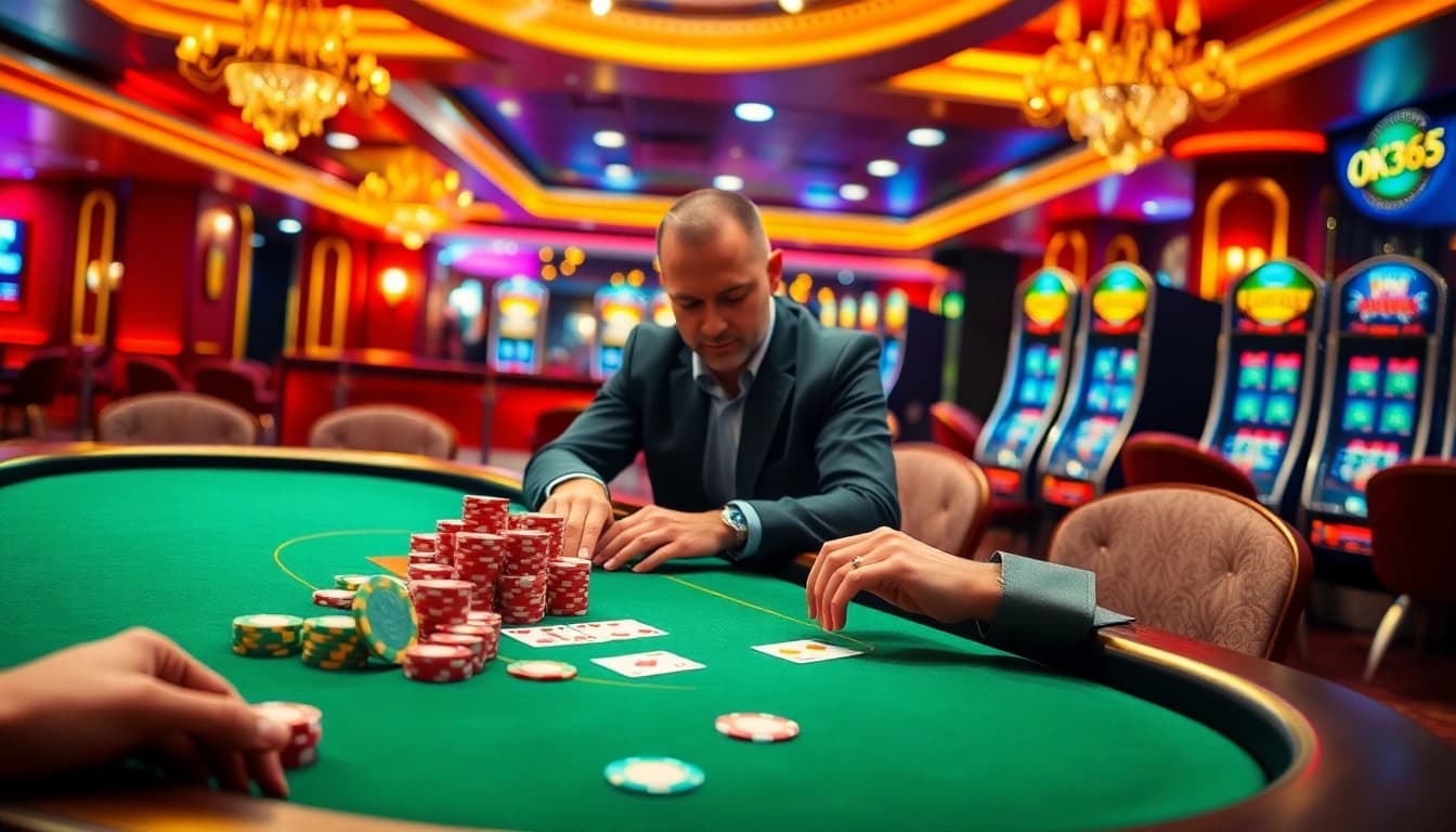 Experience thrilling gameplay at https://ok365a.biz/ with vibrant poker action and luxurious casino ambiance.