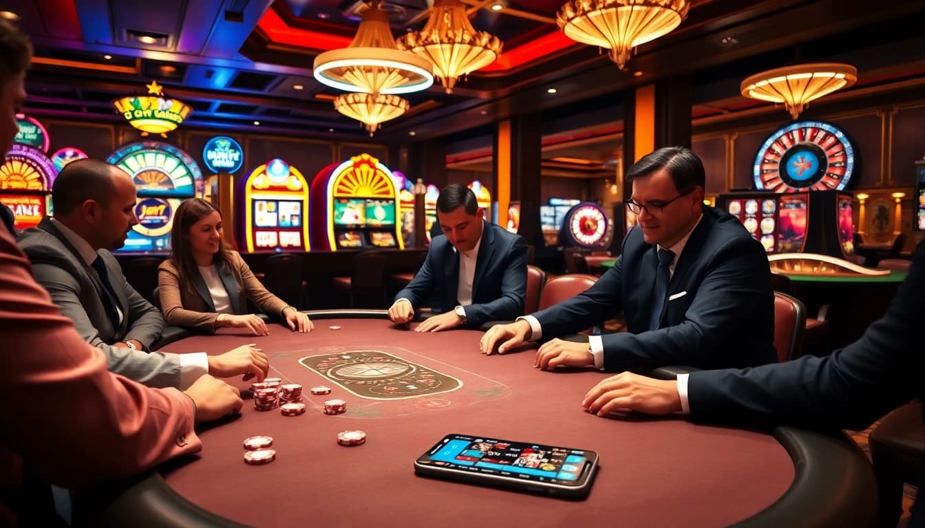 Experience the thrill at the vibrant casino scene, inspired by https://kingarthurcafe.com/menu.