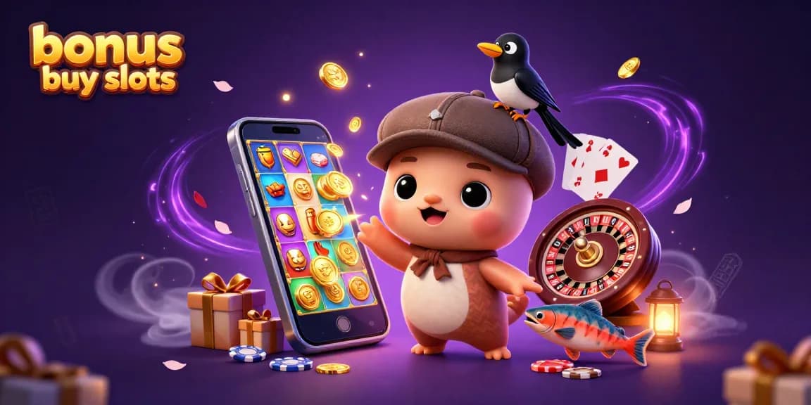 Engage in bonus buy slots with Nessie, coins, and vibrant casino elements