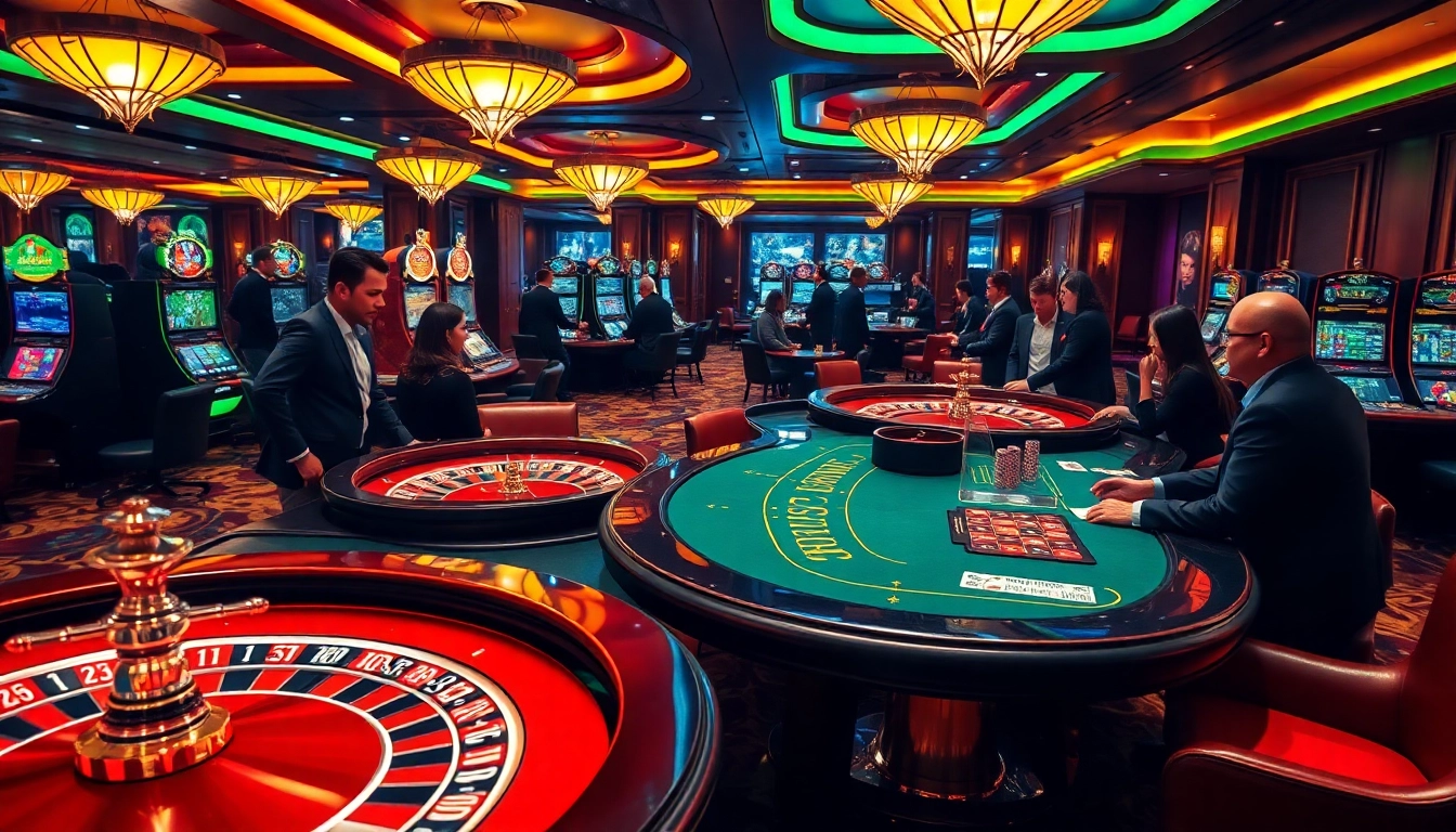 Experience vibrant casino action at soibet .black with engaging players and luxurious gaming environments.