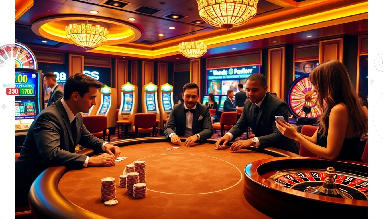 S8 VIP experience at a luxurious poker table with stacked chips and excitement.