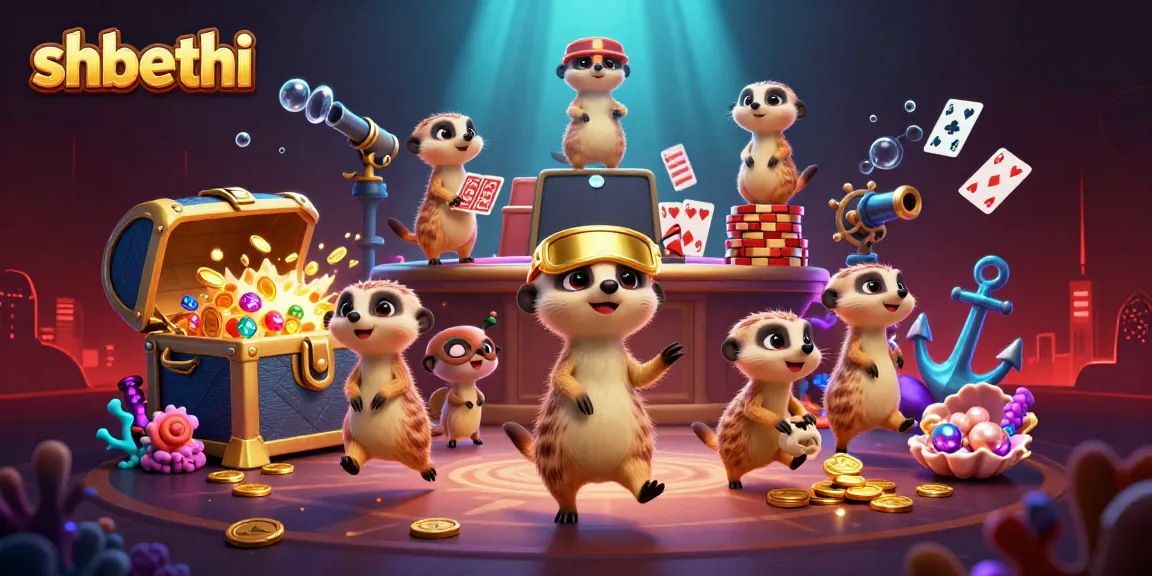 Engage in captivating gameplay with shbethi, featuring adorable meerkats operating a vibrant casino.