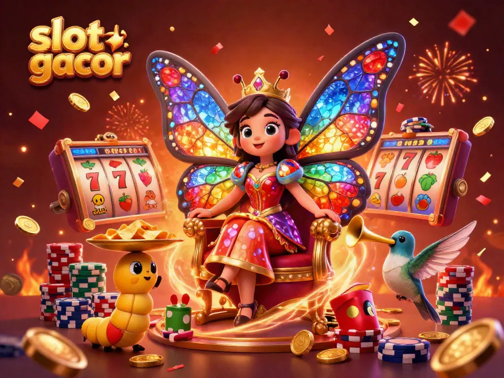 Dapatkan pengalaman slot gacor yang mengasyikkan dengan ilustrasi kasino penuh warna ini.