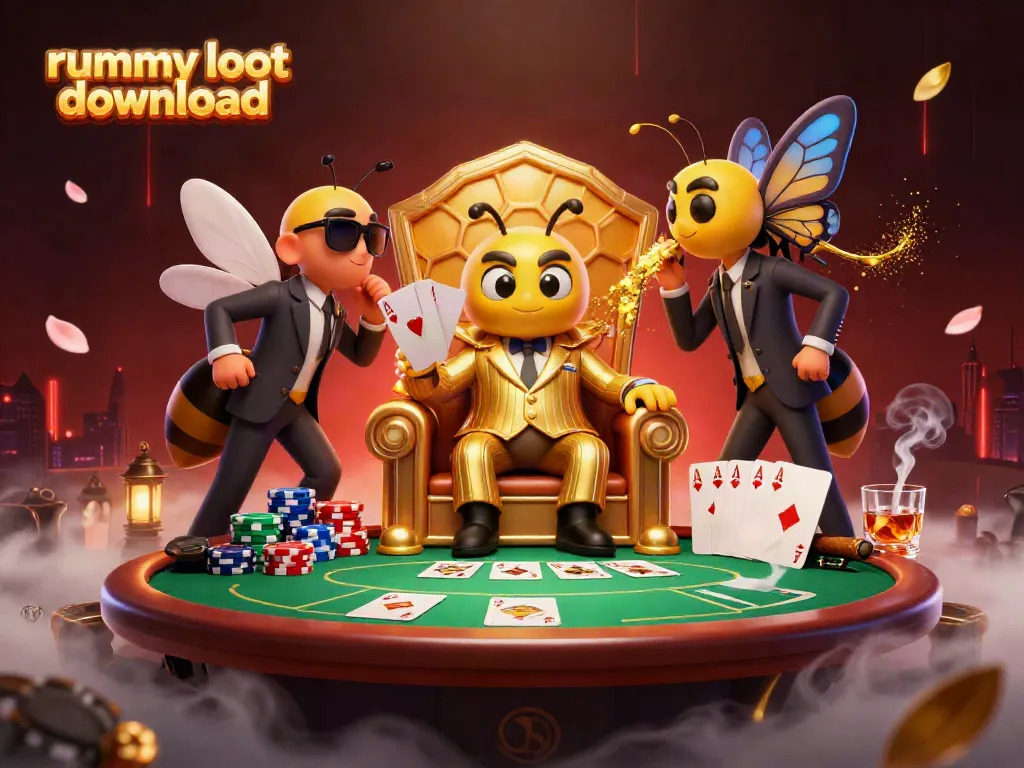 Engage in thrilling rummy action with Rummy Loot Download showcasing unique gameplay features.