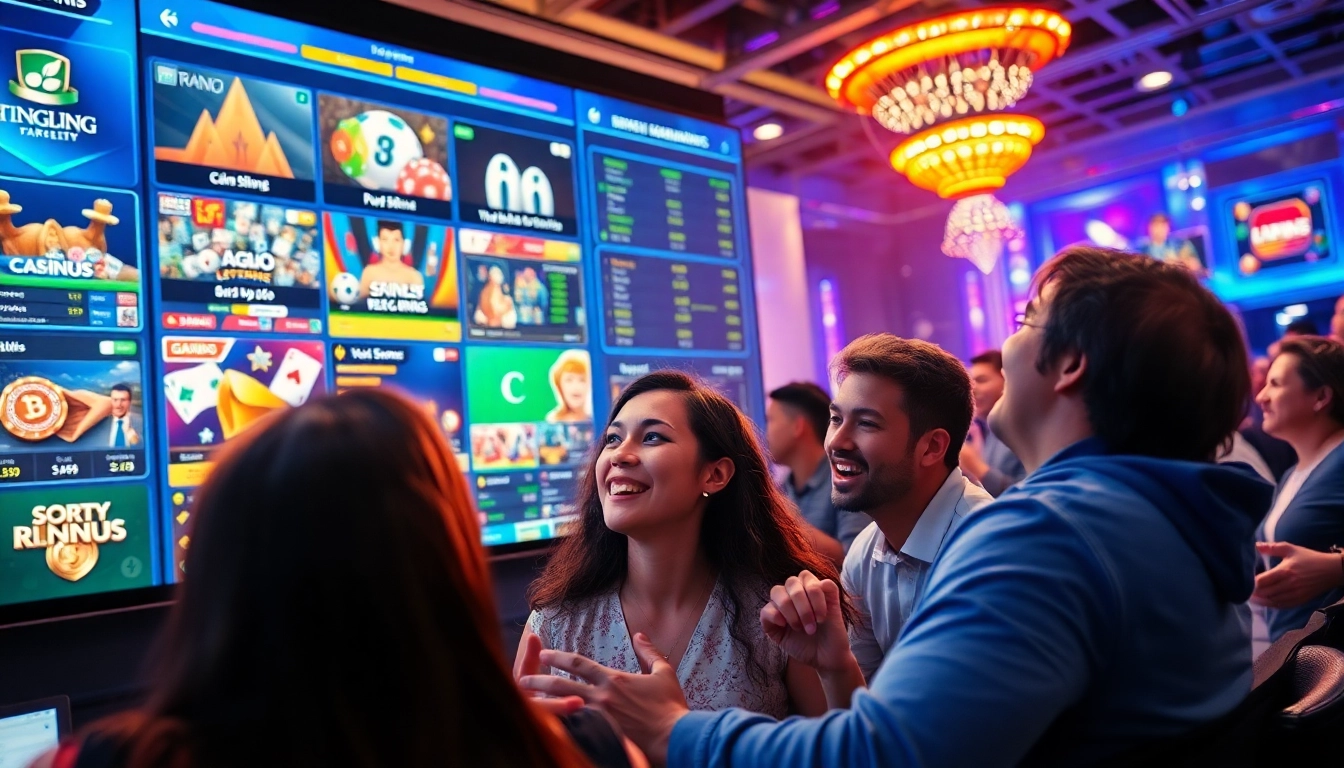 Jugadores comprometidos disfrutando de emocionantes juegos en línea en 79king con interfaces vibrantes.