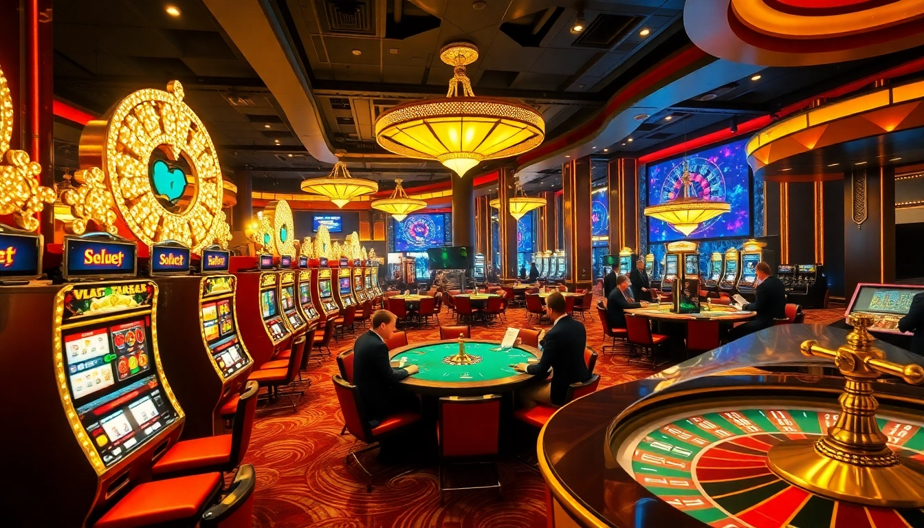 Play exciting casino games at Okfun's vibrant gambling floor with thrilling slot machines.