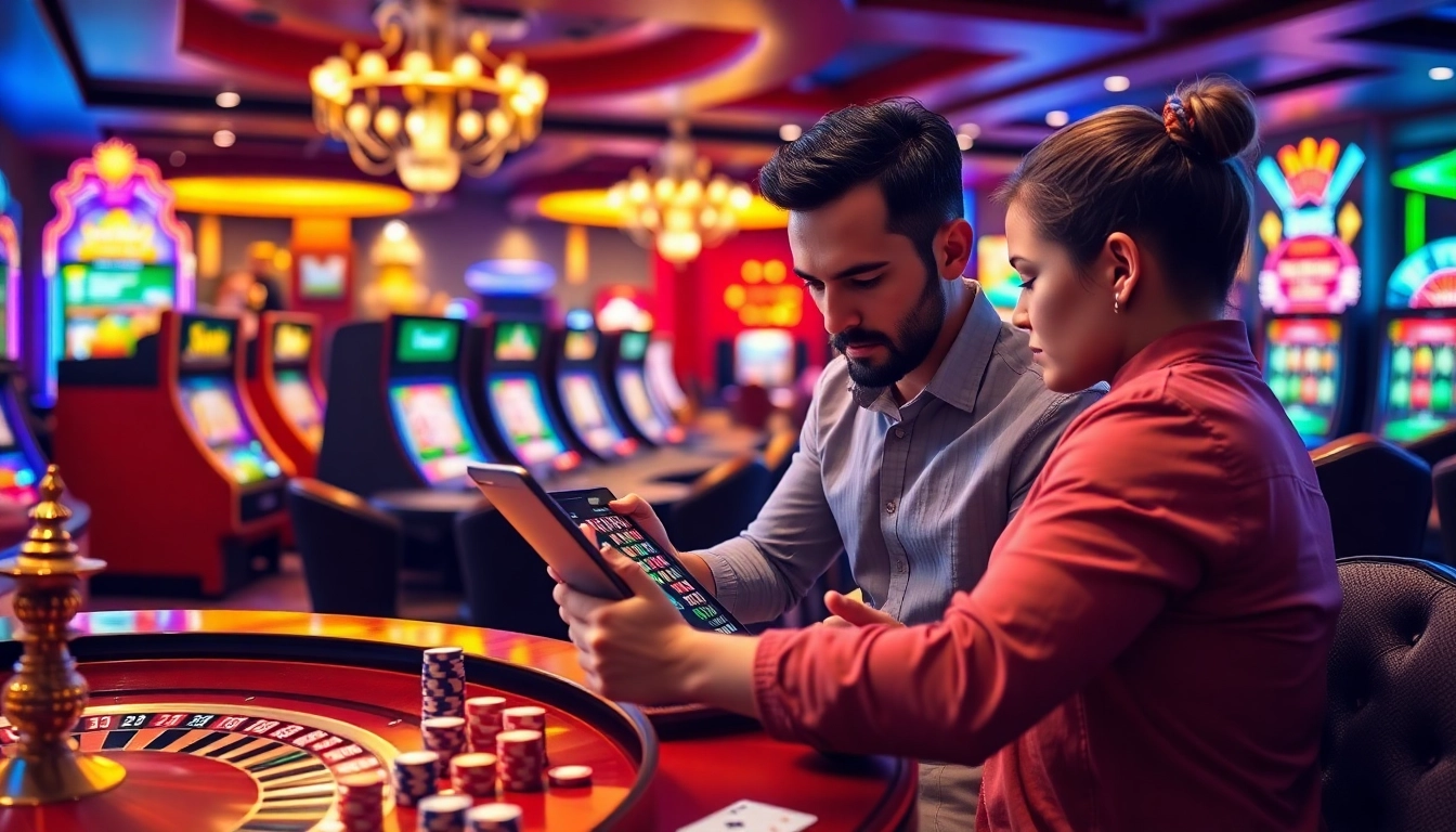 A thrilling gaming experience with 32win com showcasing vibrant casino tables and online betting excitement.