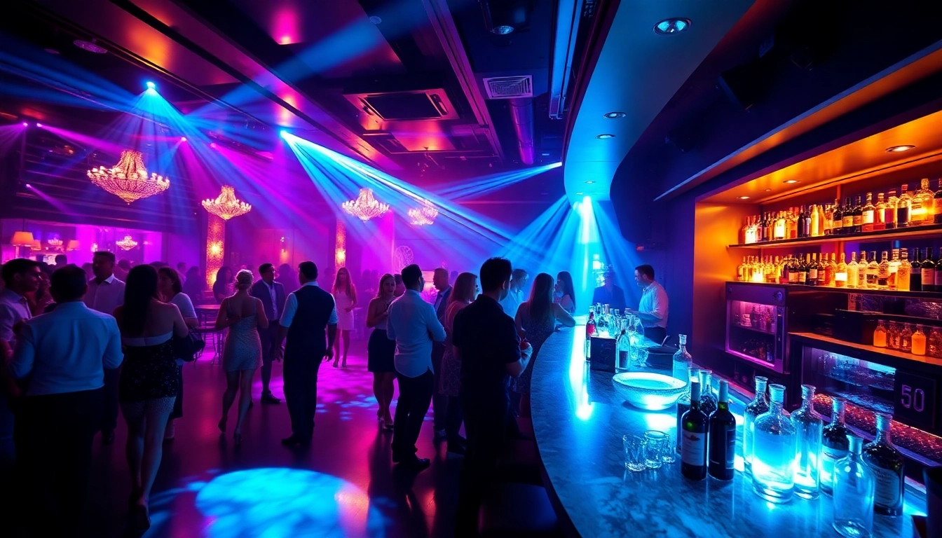 Exciting nightlife at Club Noir, St. Martin's premier night club sxm with vibrant dancers and luxury ambiance.