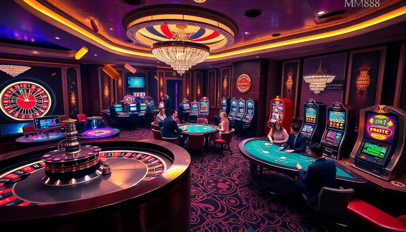 Experience the thrill of gambling at NHÀ CÁI MM88 with professional dealers and vibrant casino games.