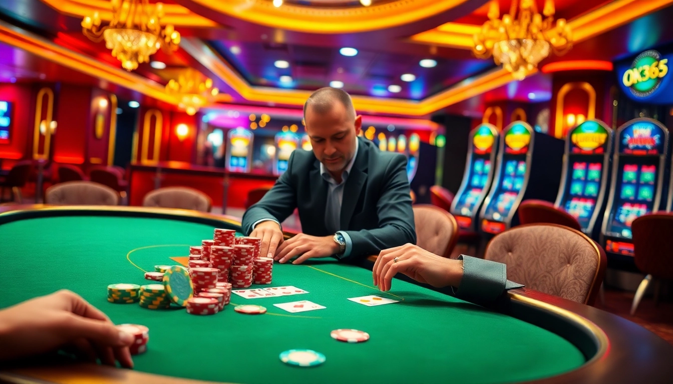 Experience thrilling gameplay at https://ok365a.biz/ with vibrant poker action and luxurious casino ambiance.