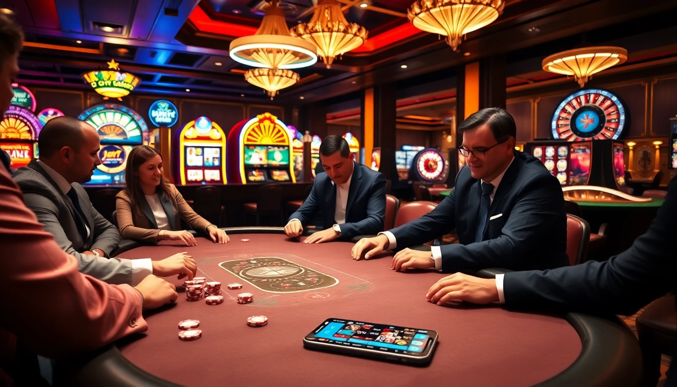 Experience the thrill at the vibrant casino scene, inspired by https://kingarthurcafe.com/menu.