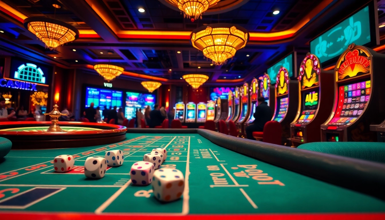 Experience the thrill of MM88 TODAY with vibrant casino action, including roulette and slot machines.