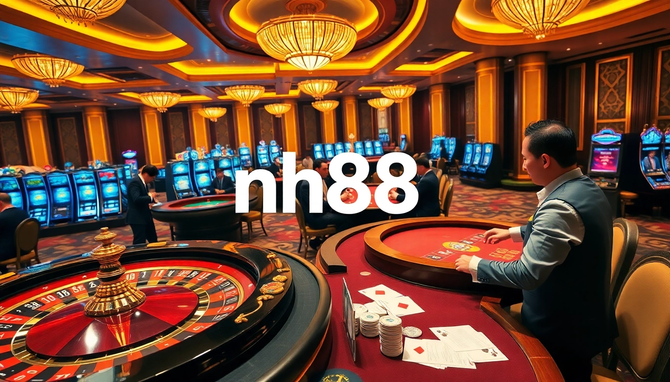 Experience the thrill of nh88 at a luxurious casino with engaging games and professional dealers.