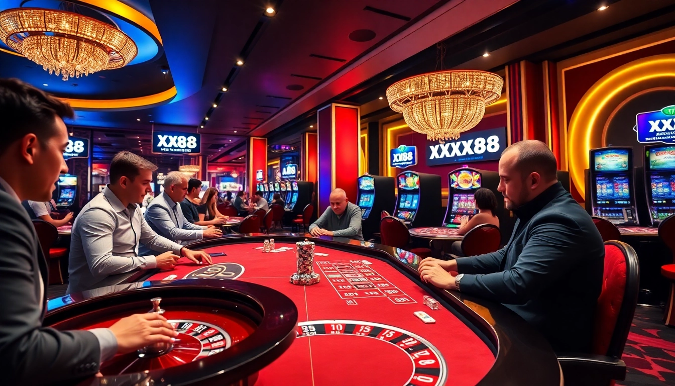 Winning moments at the XX88 casino showcase the thrill of gambling excitement.