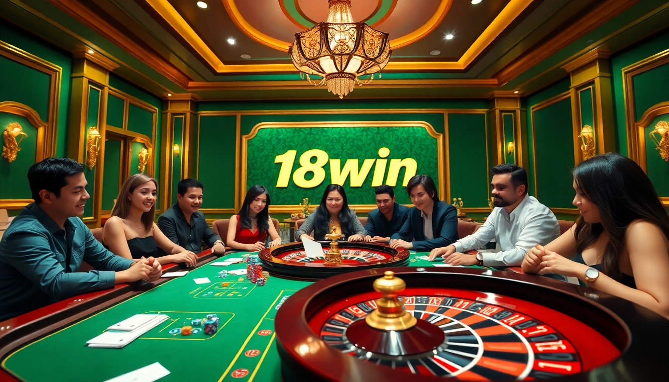 Experience the thrill of winning at 18win with engaging casino games and betting action.