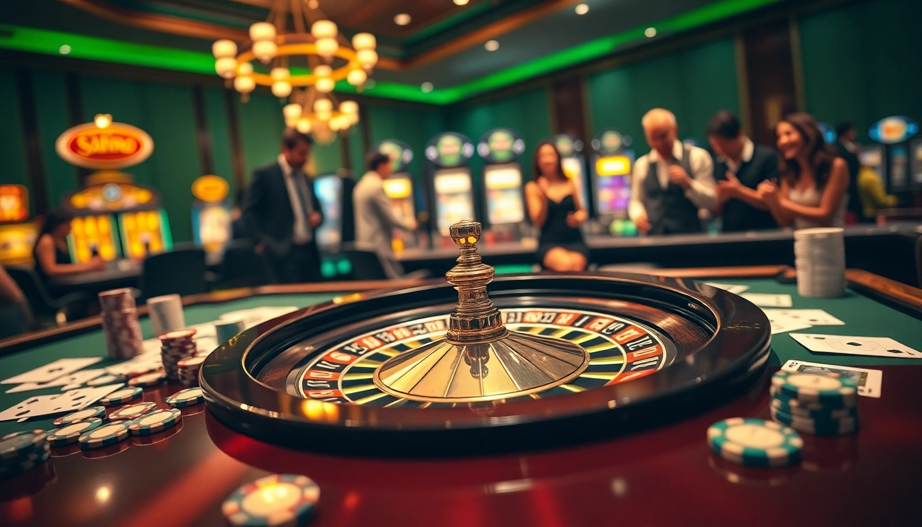 Experience the thrill of S8 casino with vibrant tables and engaged players.