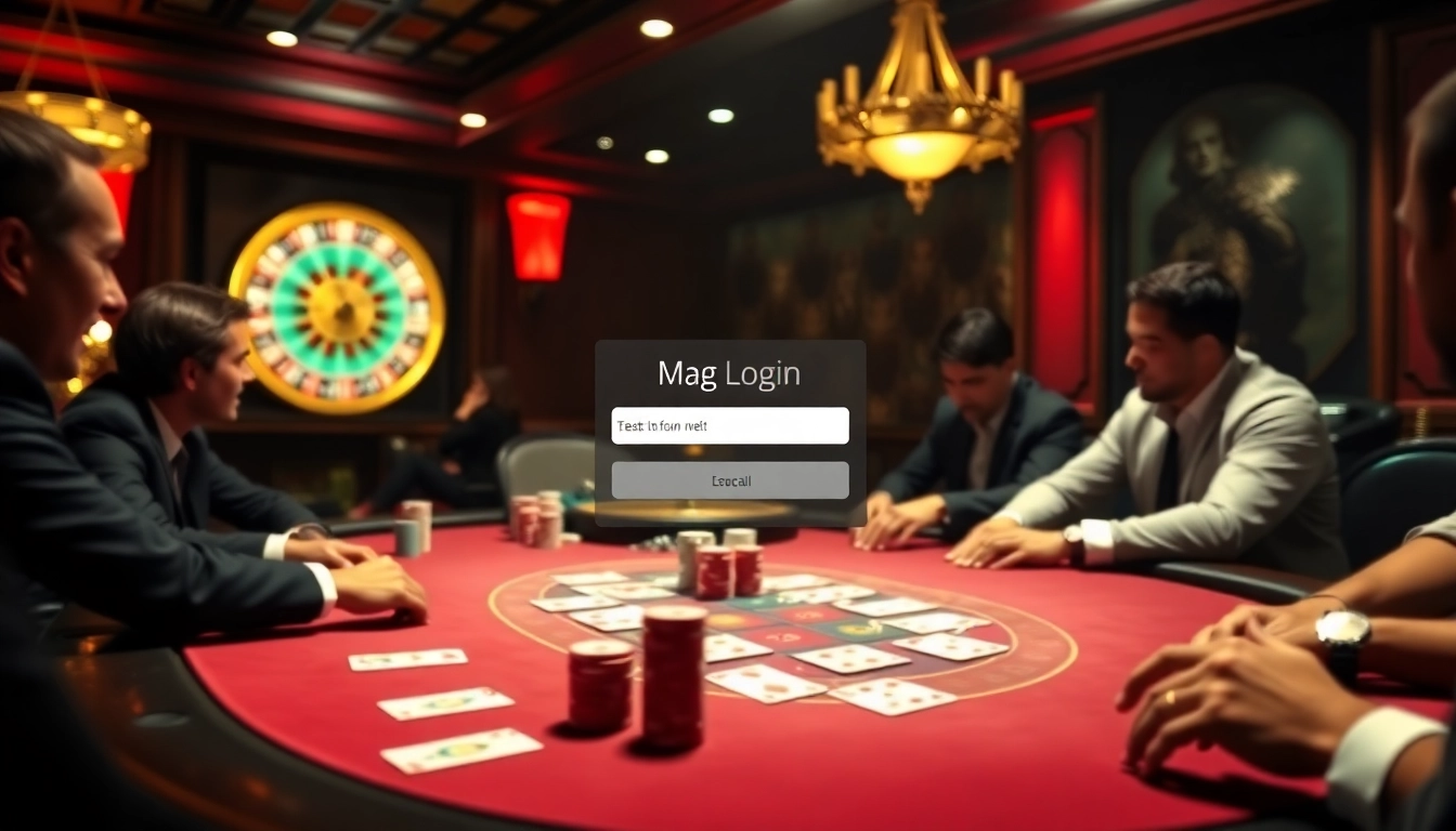 Experience the thrill of gaming with Mag Login at a high-stakes casino.