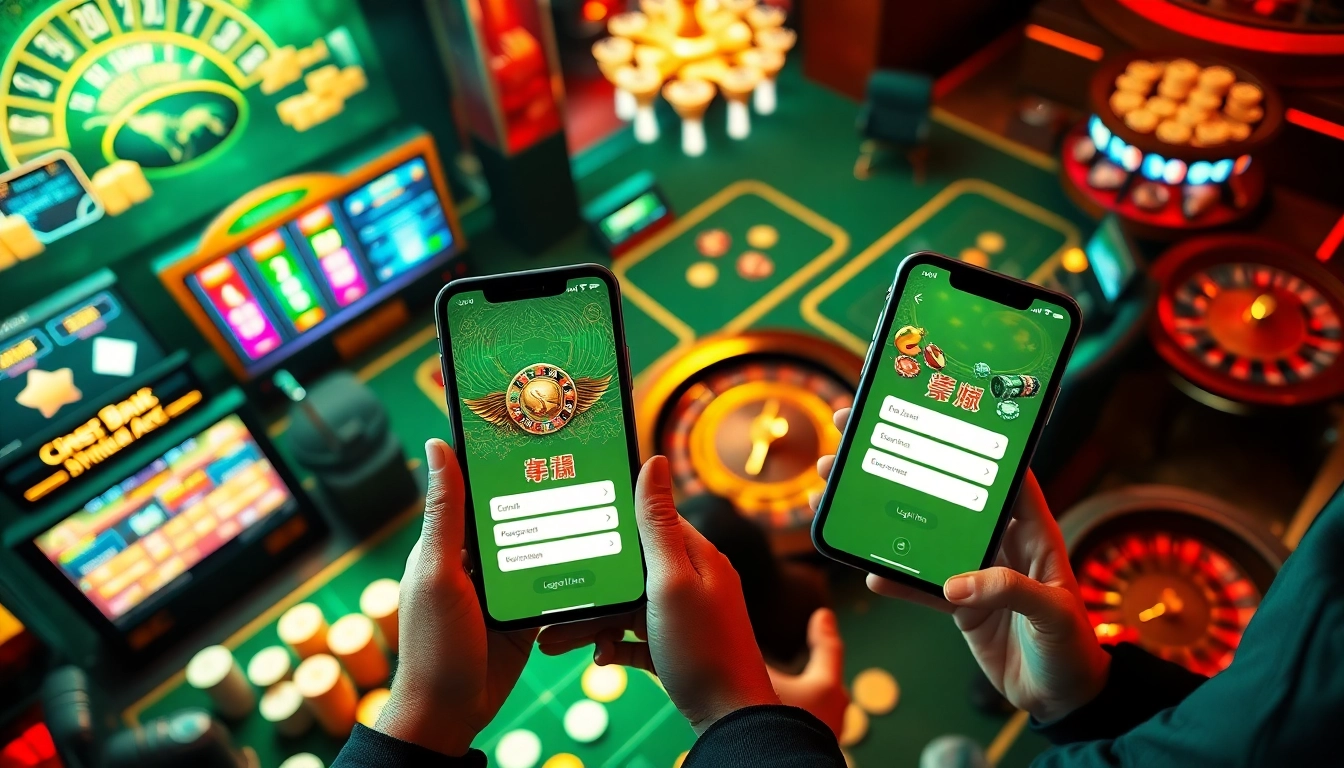 Access your favorite casino games and login to explore exciting betting options.