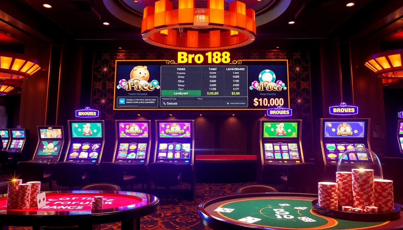 Engage in thrilling gameplay at Bro138 with vibrant casino slots and interactive tables.