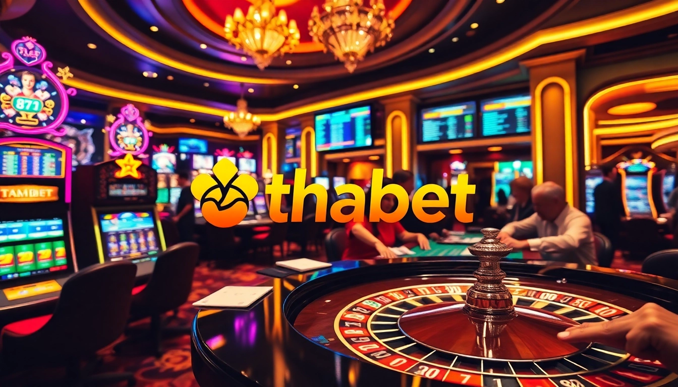 Experience the excitement of thabet casino with vibrant games and luxurious atmosphere.