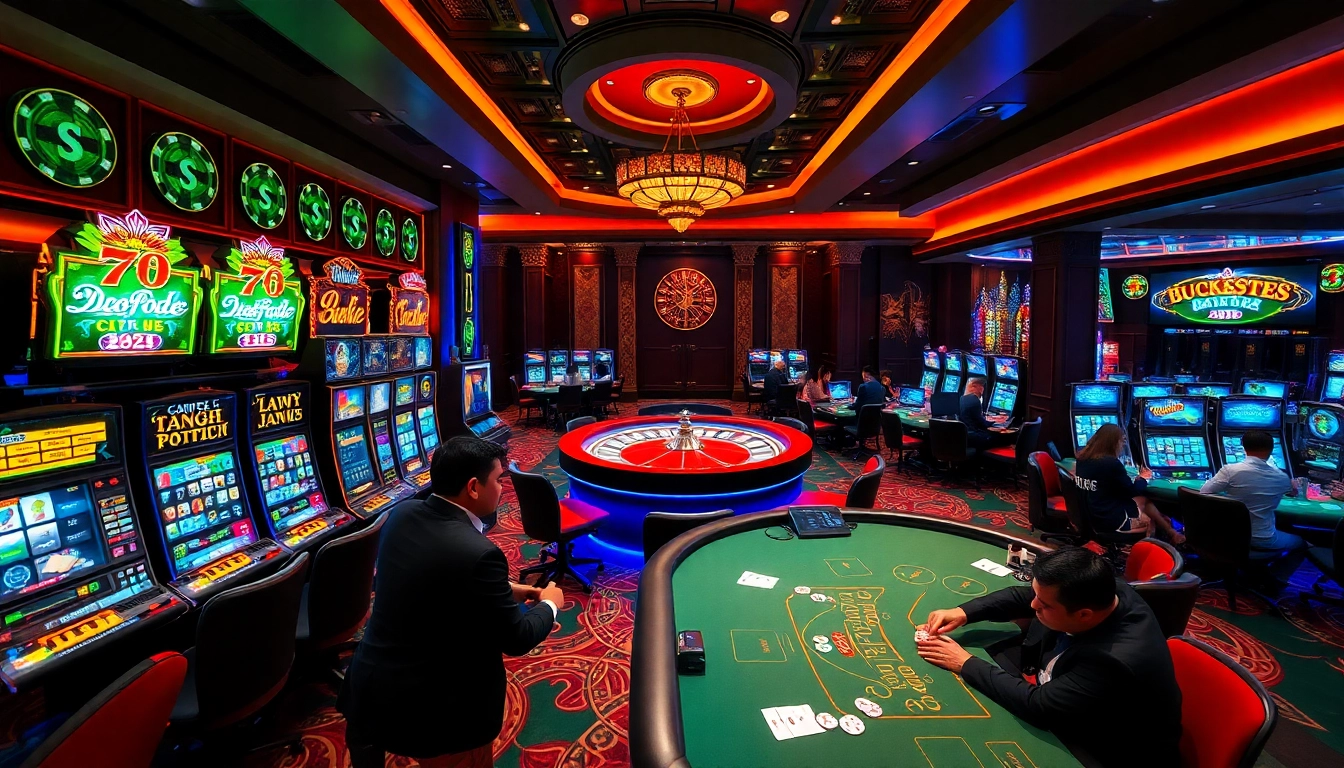 Experience thrilling gameplay at https://vj88.online/ with luxurious casino vibes and engaging players.